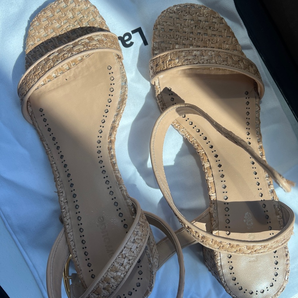 Woven Strap Women’s Sandals in Tan